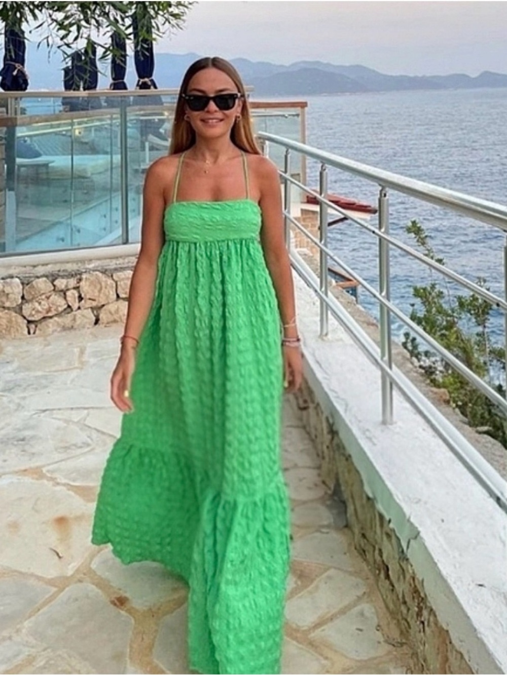 Zara Green Maxi Dress